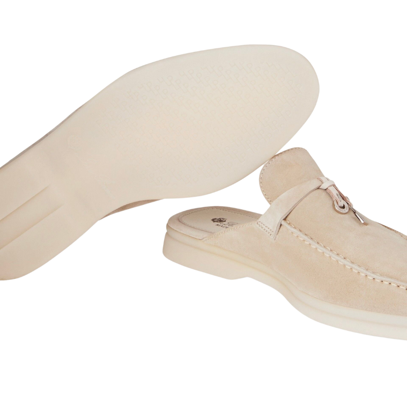 Loro piana Babouche Charms Walk Loafer 'Linen' - Image 6