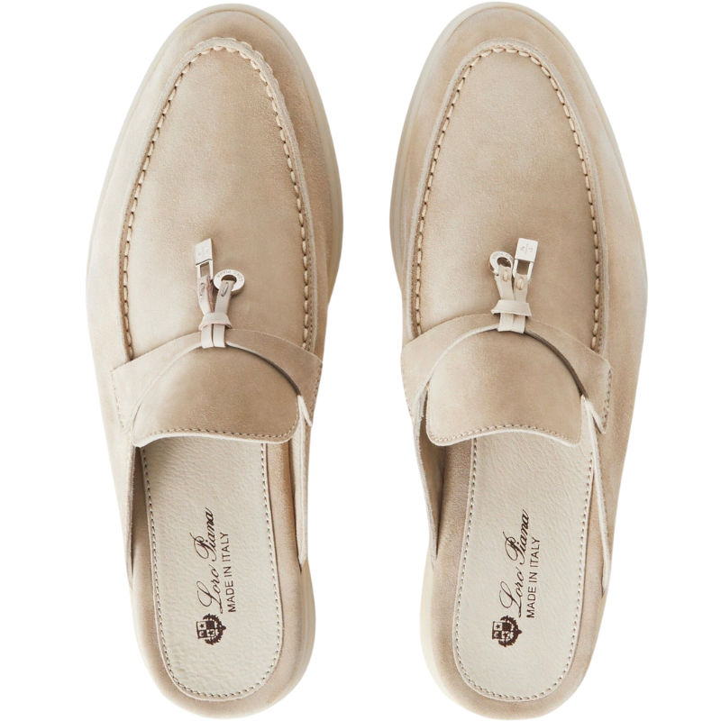 Loro piana Babouche Charms Walk Loafer 'Linen' - Image 4