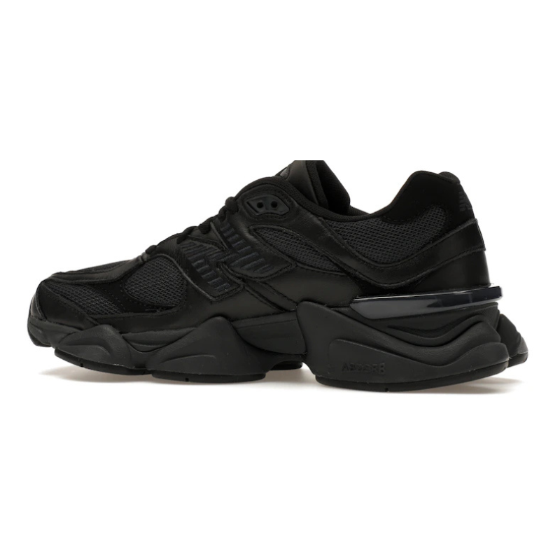 New Balance 9060 – Triple Black Leather - Image 2