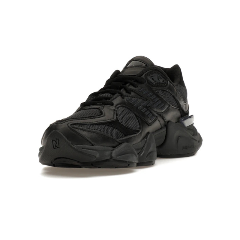 New Balance 9060 – Triple Black Leather - Image 4