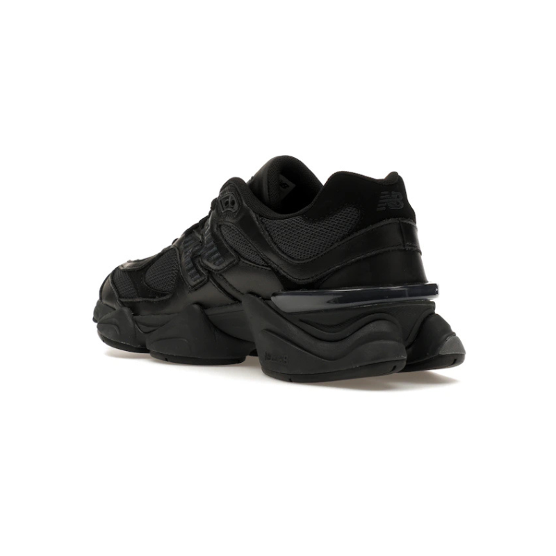 New Balance 9060 – Triple Black Leather - Image 7